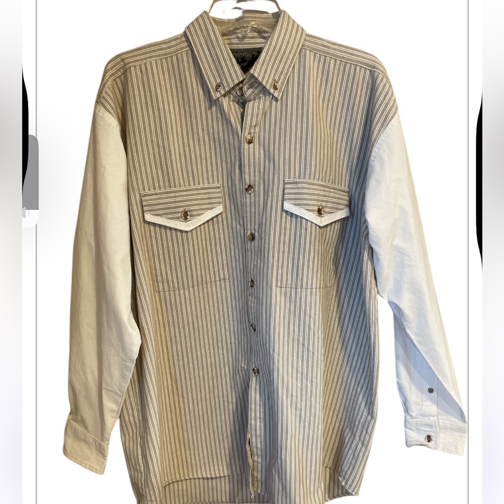 Spindle River western button down mens 1990’s shirt Vgt cowboy